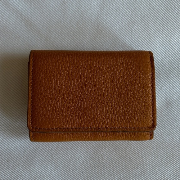 See by Chloe Lizzie tan & gold compact  wallet - Picture 2 of 7